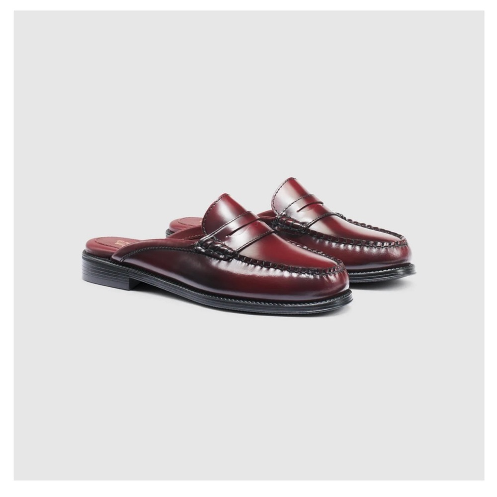 G.H. Bass Women’s Wynn Mule Easy Weejuns Loafer, Wine, Size 9.5